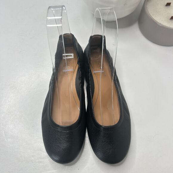 Vionic Alexa Crn Npa Leather Ballet Flats Slip On Shoes Black Women's 5 NWOB - Picture 5 of 9